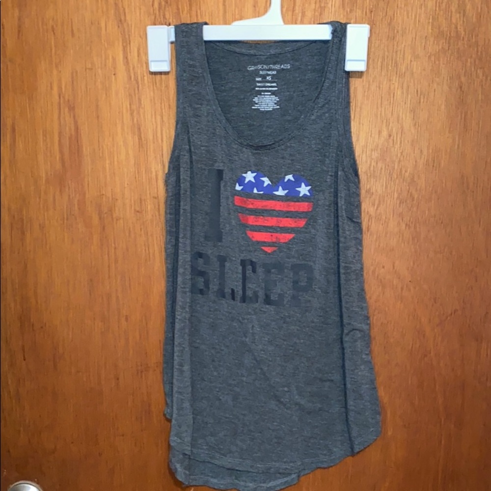I love sleep tank top